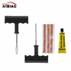 Набор для ремонта автомобильных шин, комплект инструментов для ремонта бескамерных шин и проколов