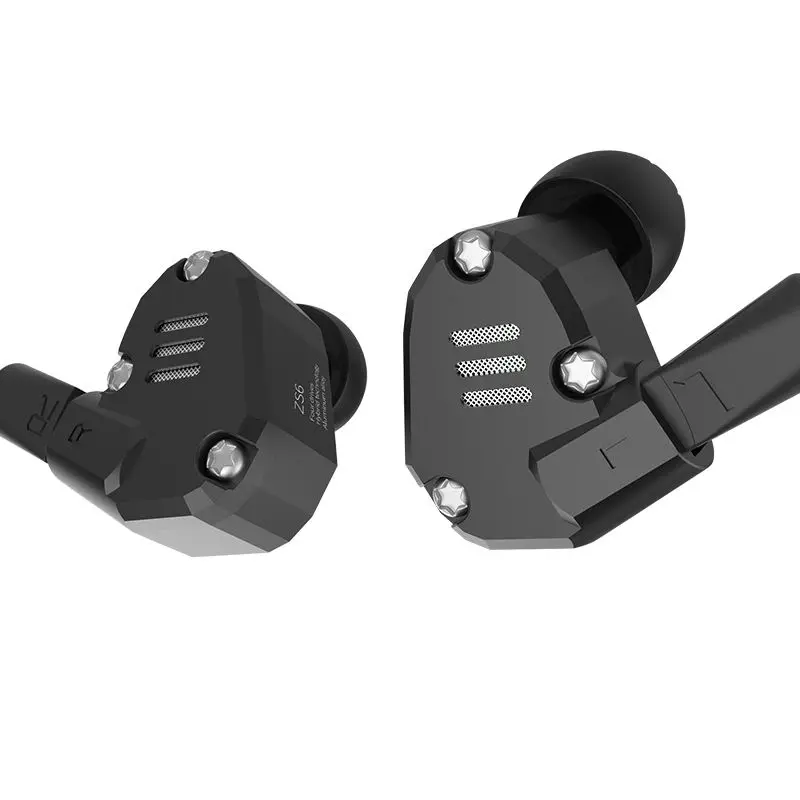 KZ ZS6 8 наушники для водителей 2DD + 2BA гибридные наушники-вкладыши HIFI стерео