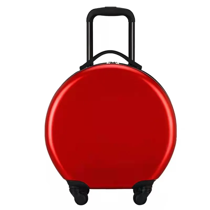 

PVC semicircular medium red luggage LD145-48879