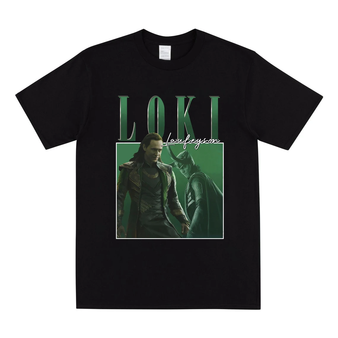 Loki Laufeyson Hommage T-shirt Unisex Loki Gott des Unfugs Graphic Tee Tom Hiddleston MCU Superhero Tees Übergroßen Tops