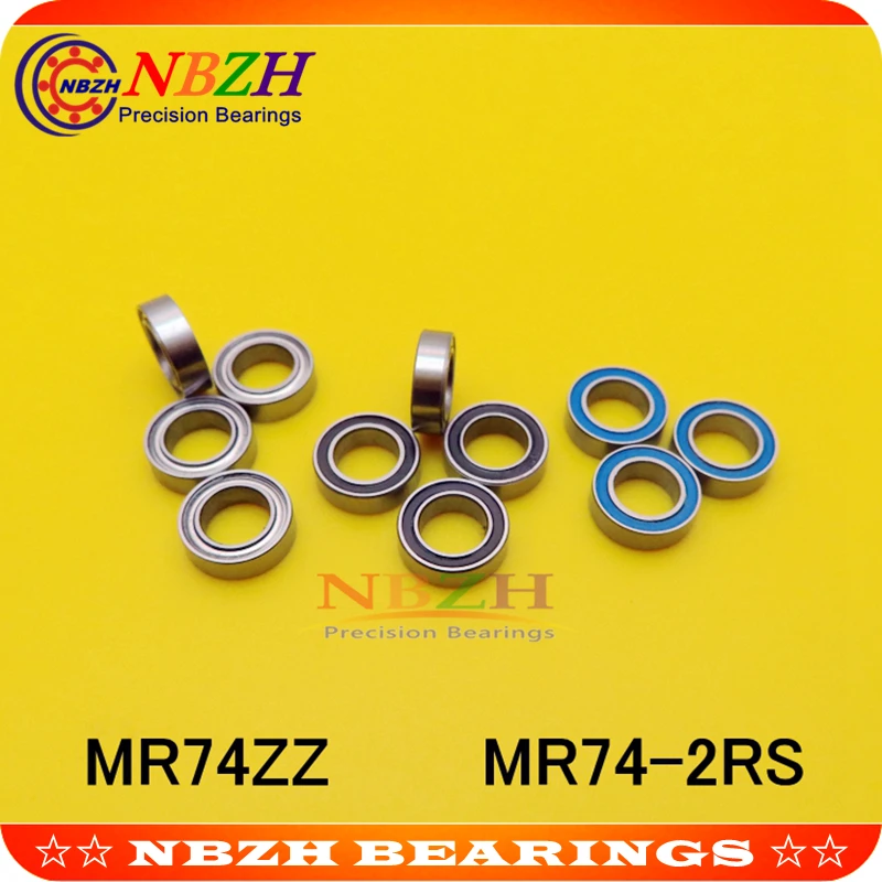 NBZH MR74ZZ MR74-2RS SMR74ZZ SMR74-2RS 4X7X2,5 мм Глубокие шаровые подшипники MR74/L-740 ZZ MR74 RS MR74-2RS