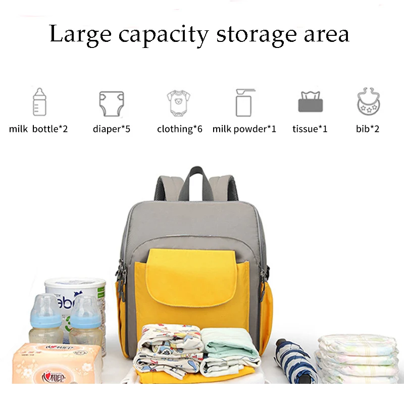Сумка для обеденного стула сумка подгузников рюкзак мам большие дорожные