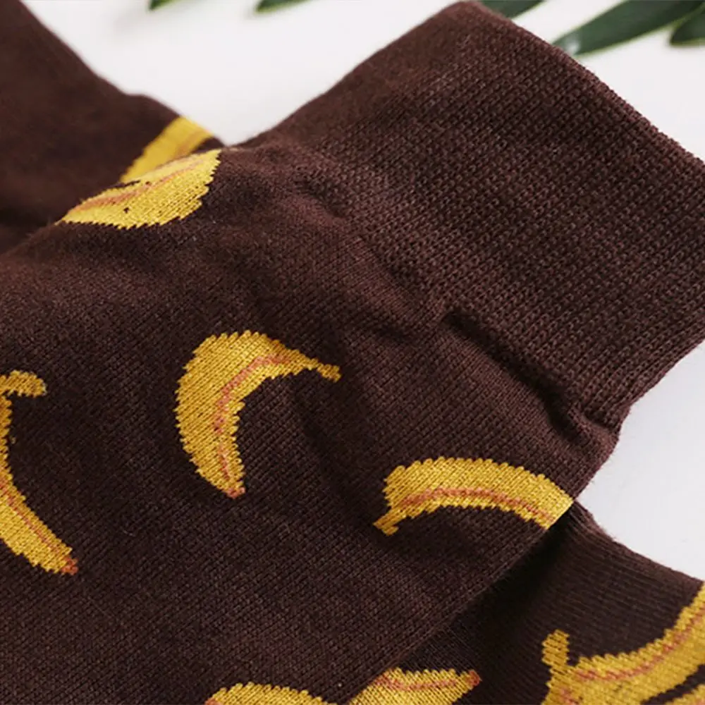 Летние дорожные носки в стиле унисекс с рисунком закусок веселые модные