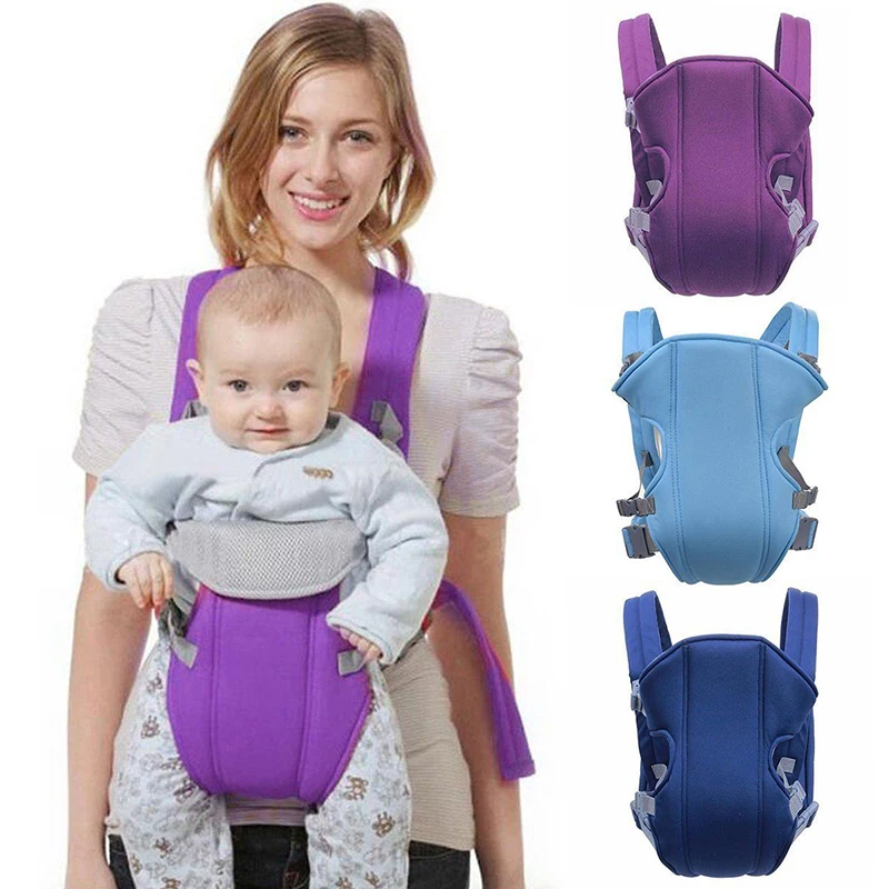 

2-30 Months Breathable Front Facing Baby Carrier Comfortable Sling Backpack Pouch Wrap Baby Kangaroo Adjustable Safety Carrier
