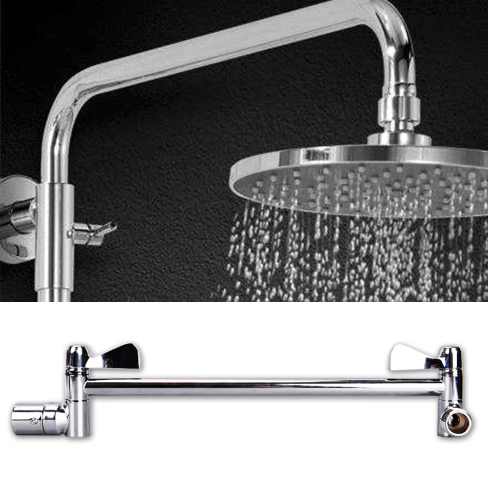 

Hardware Lightweight Easy Install Wall Mounted Shower Extension Arm Home Corrosion Resistant Copper Adjustable Accessories