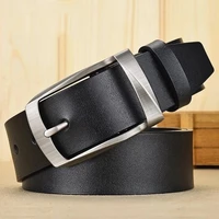 2021 authentic mens leather business fashion retro belt alloy pin buckle new buckle mens jeans wild belt free shipping luxury