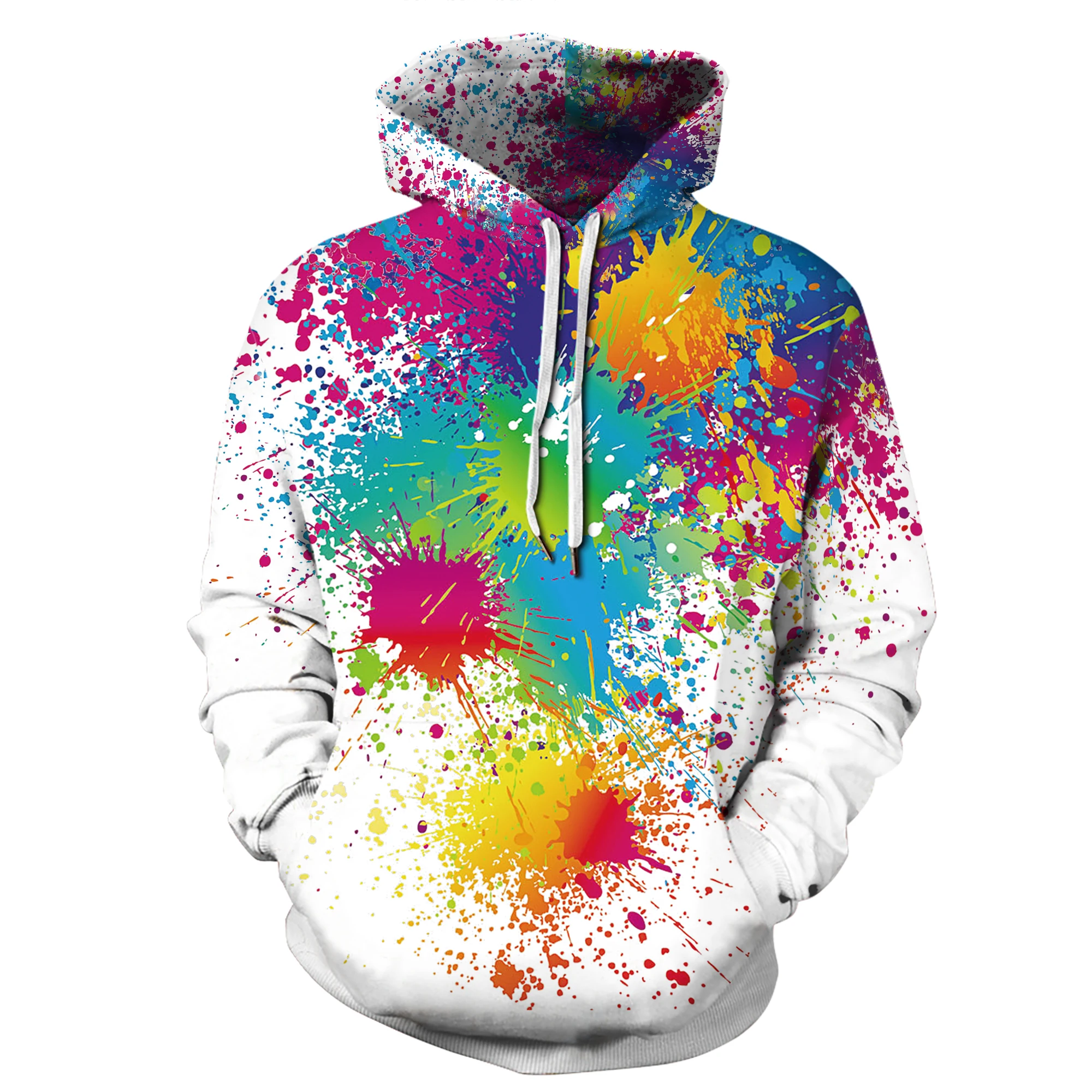 

2021Sweatshirt Harajuku Men And Women 3D Square Black And White Check Pattern Design Vertigo Printed Hoodies Top 3X12