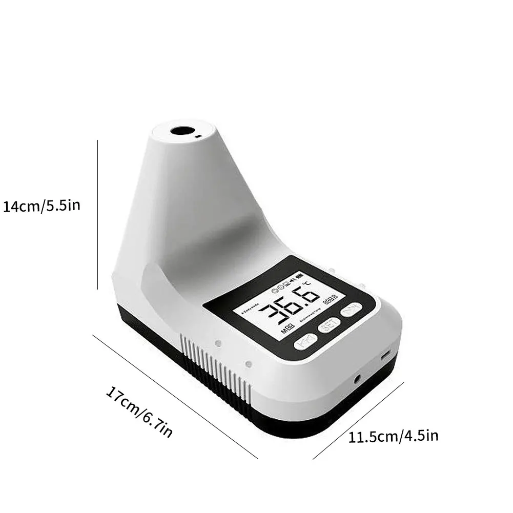

Handsfree LCD Screen Display Digital termometro Smart Non-contact Forehead Body adult office store Infrared Thermometer K3 PRO