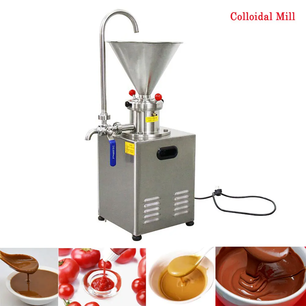 

Commercial Peanut Butter Maker Stainless Steel Colloid Mill Crusher Small Almond Sesame Corn Paste Colloidal Grinder Machine