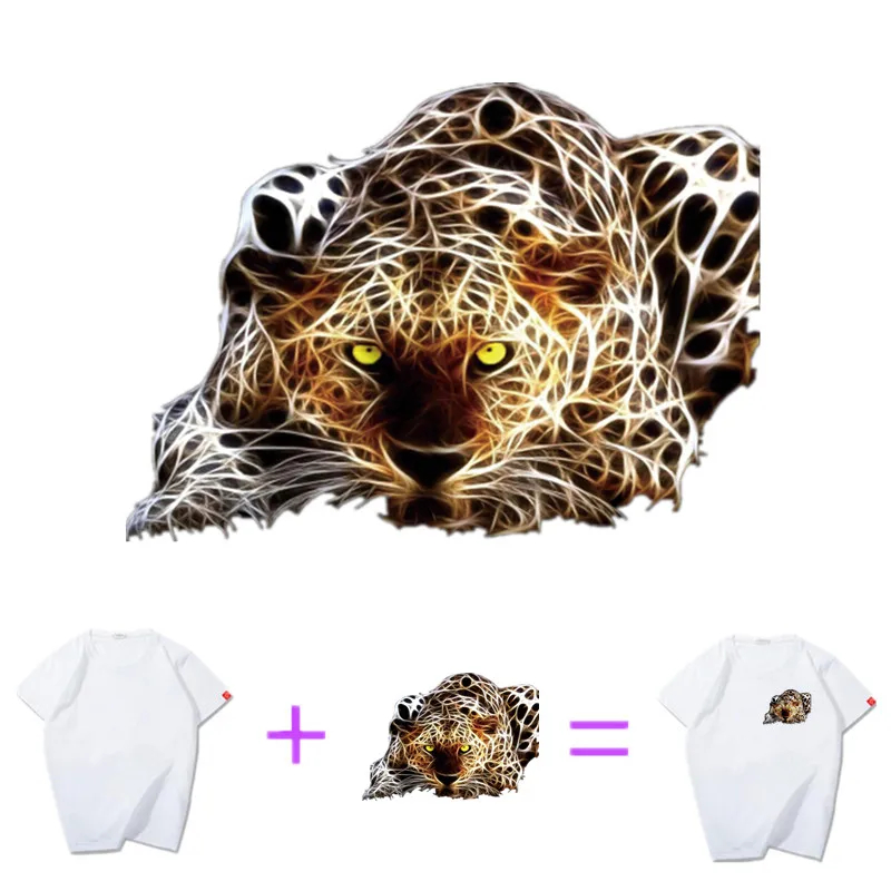 Нашивки леопардовые аксессуары для одежды женская одежда футболка