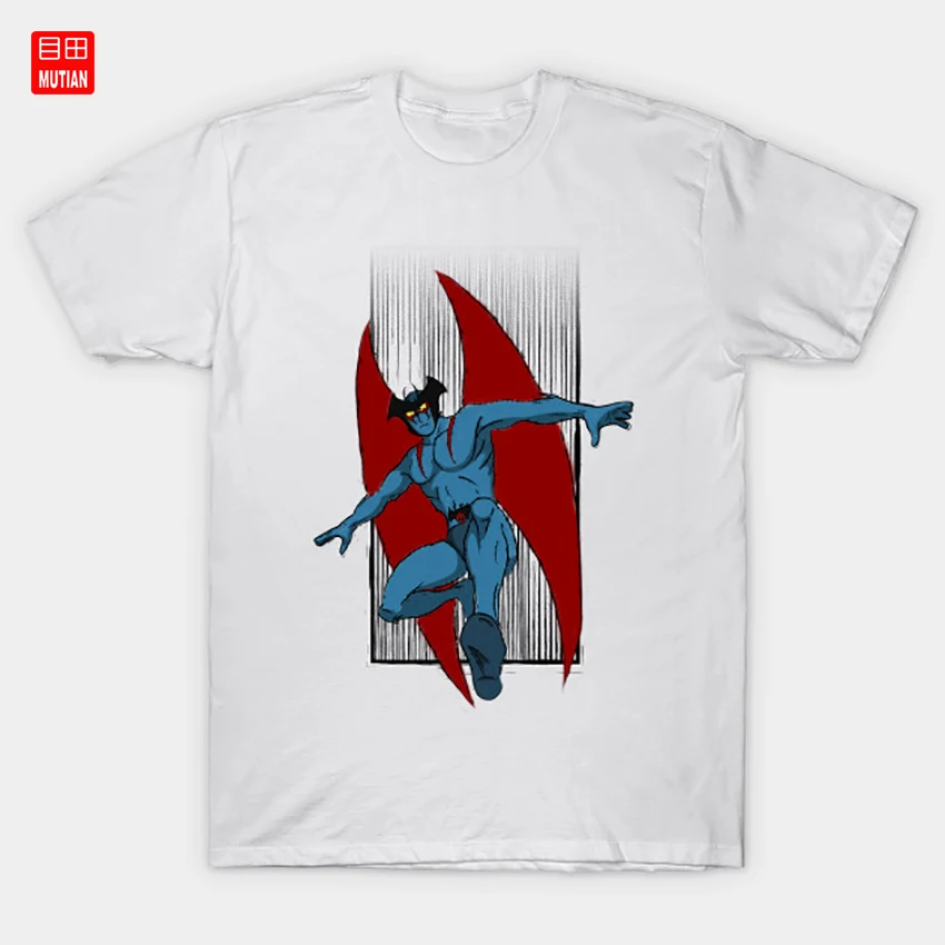Devilman T-Shirt Anime Manga Japanese Devil Comic Demon Retro Vintage | Мужская одежда