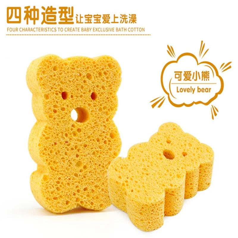 Губка в форме шарика для душа младенцев Хлопковое полотенце мытья тела брендовая