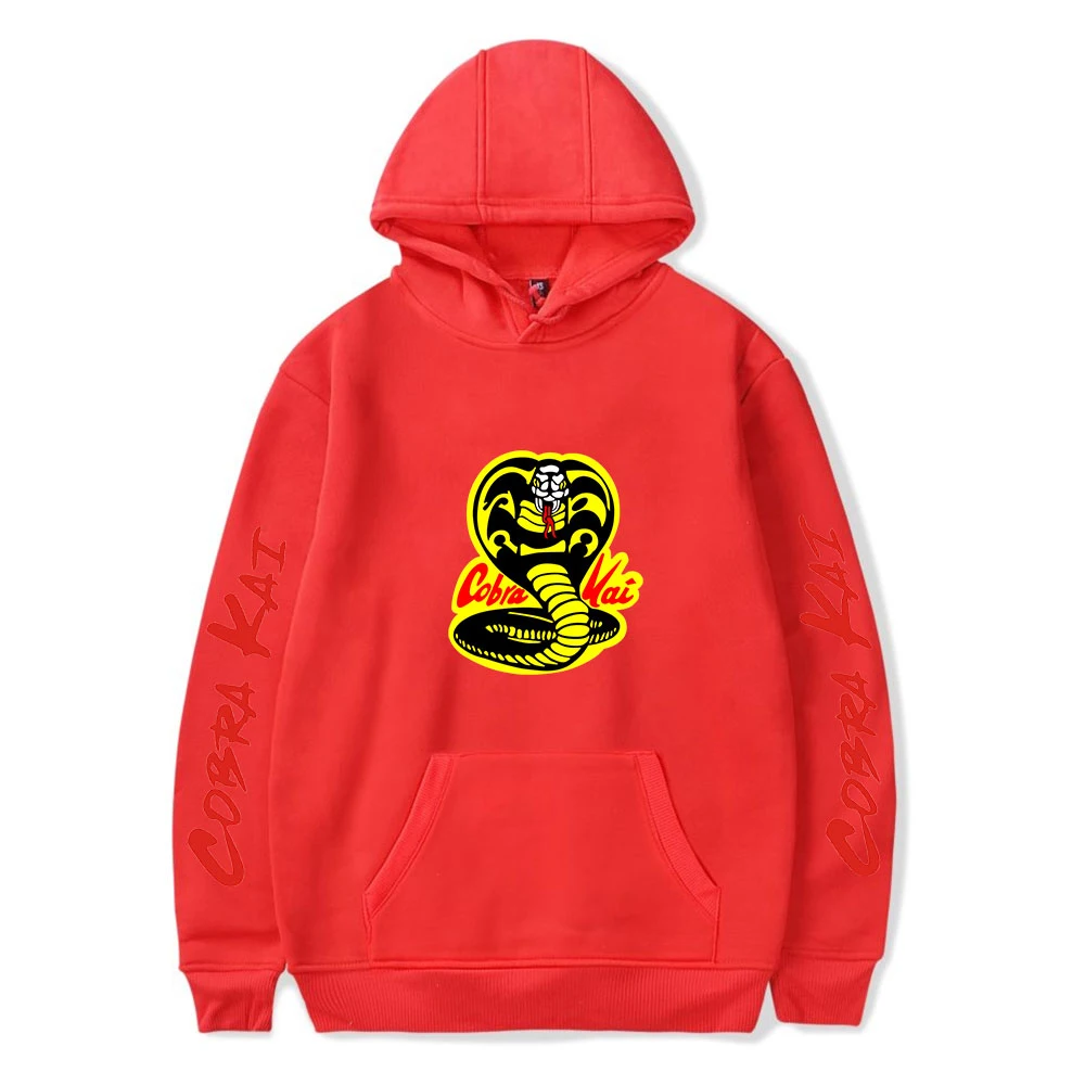 

Movie Cobra Kai Hoodies Cosplay Costume Karate Golden Snake Cosplay 3D Printing Fashion Hoodies Sweatshirts Men Women Sport Coat