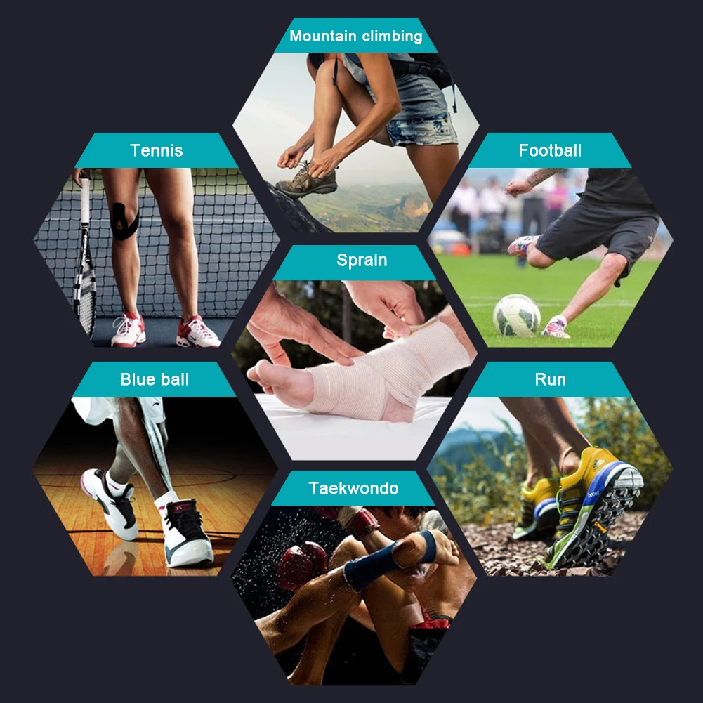 

1 PCS Protective Football Ankle Support Basketball Ankle Brace Compression Strap Belt Ankle Protector