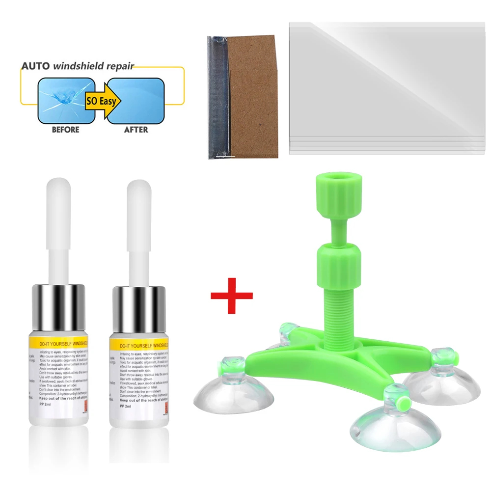В продаже! Многофункциональный Набор для ремонта автомобильных стекол с