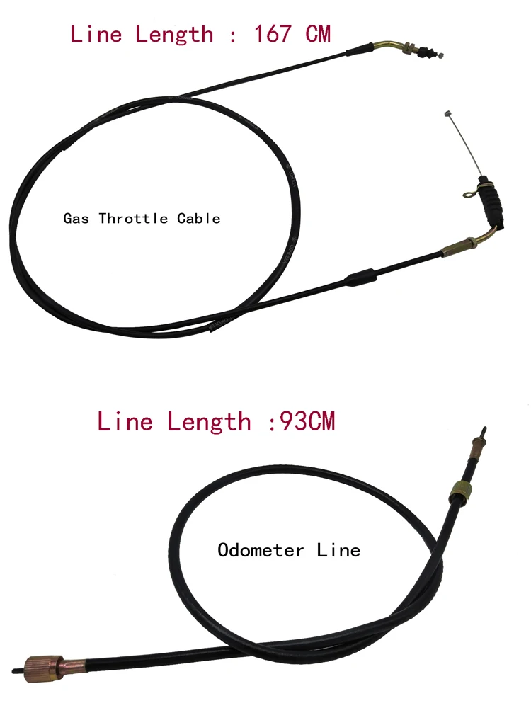 Z014 спидометр для мотоцикла одометр Масляный шланг трос дроссельной заслонки