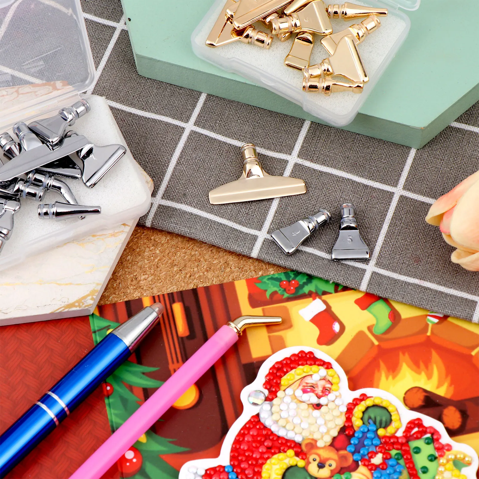 

26 шт., металлические наконечники для алмазной кисти