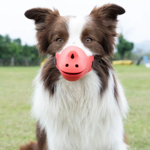 Pet Mouth cover muzzle pet bark stopper breathable adjustable anti-bite anti-barking silicone dog muzzle Costume pet supplies