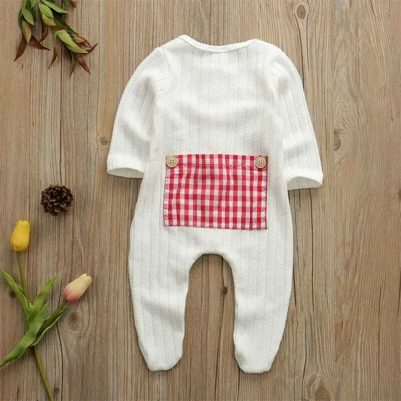 Dropship 0-9M Baby Boys Girls Kid Knitted Footies Newborn Cotton Clothes Toddler Long Sleeve Jumpsuit Autumn Winter Outfit | Детская