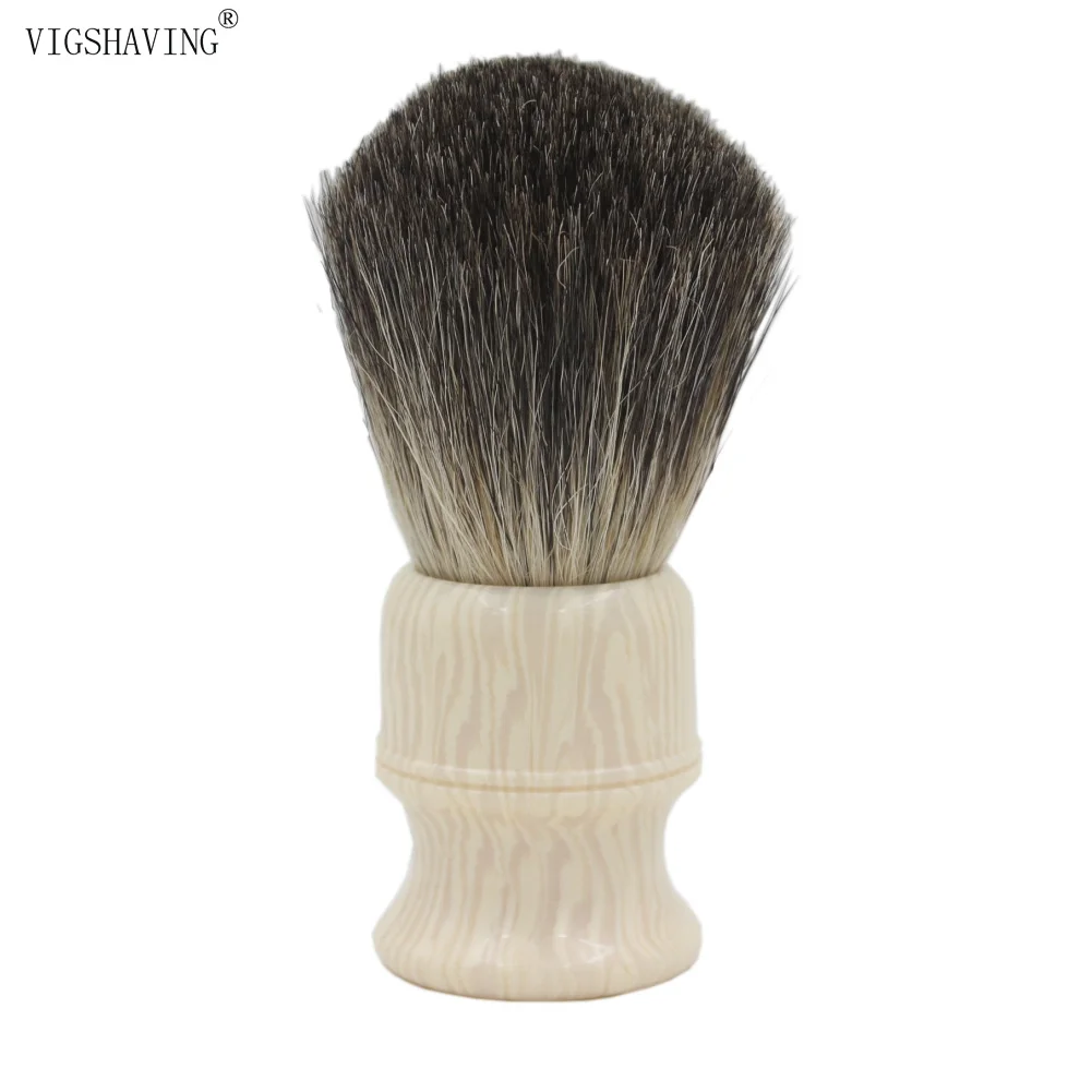Vigshaving помазок смолы ручка чисто барсук волос Для мужчин Кисточка для бритья