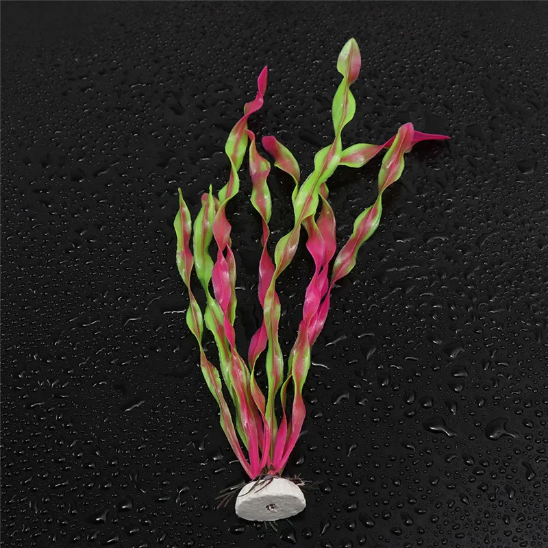 Пластик моделирование воды травы аквариум искусственные озеленение Декор