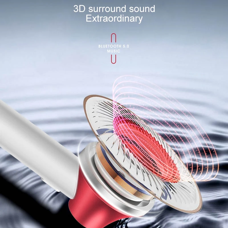 D012 TWS Bluetooth 5.0 Wireless Earphone with Charging Box Support Voice Prompt &amp Power Display HD Call | Электроника