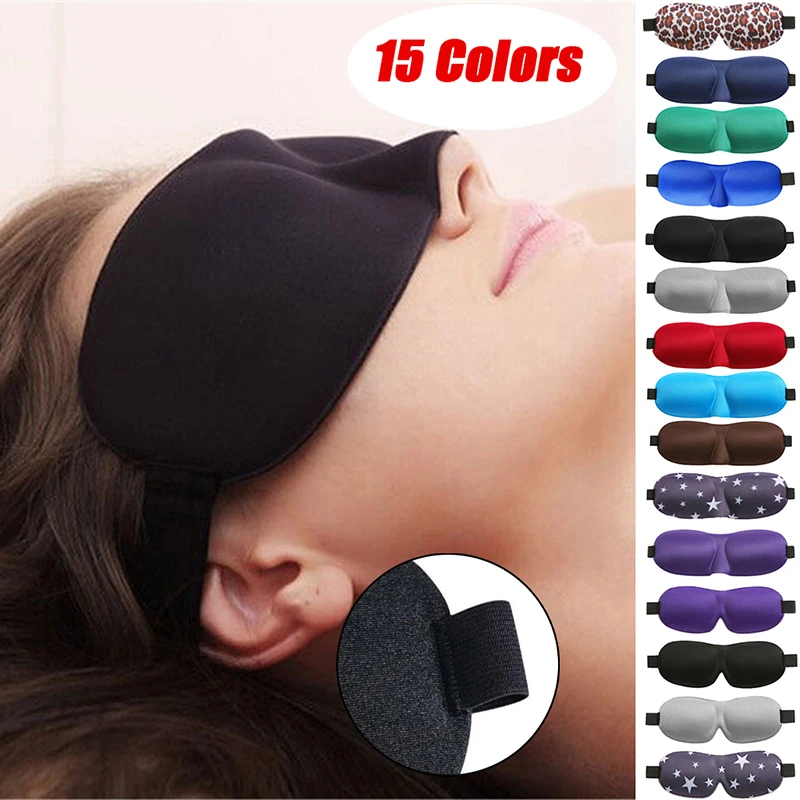 

3D Natural Sleep Eye Cover Mask Shade Patch Portable Blindfold Travel Eyepatch 1pc