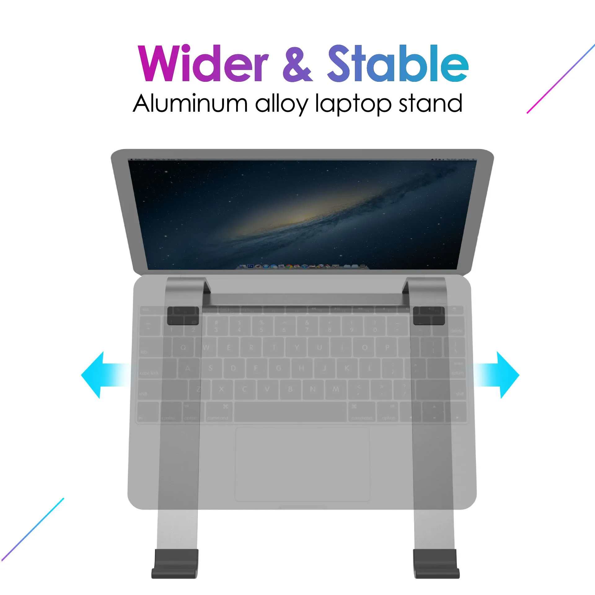 Подставка для ноутбука из алюминиевого сплава полый Настольный держатель