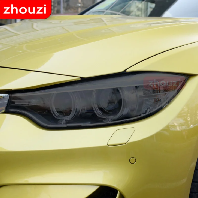 

Для BMW M2 F87 M3 F80 M4 F82 F83 M5 F10 F90 M6 M8 I3 I8 Z4 E89 G29 тонировка автомобильной фары Дымчатая Черная защитная пленка ТПУ стикер