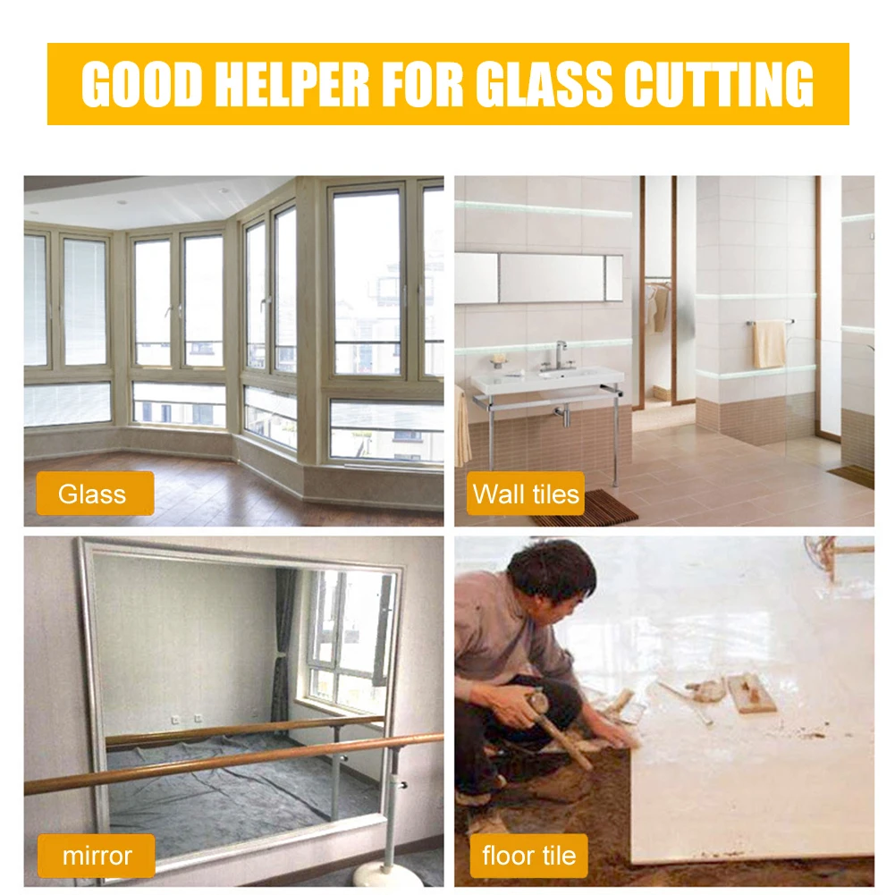 

2 in 1 Ceramic Tile Opener Divider Diamond Cutting Handheld Manual Glass Cutter Tile Boundary Opener LaborSaving Cutter