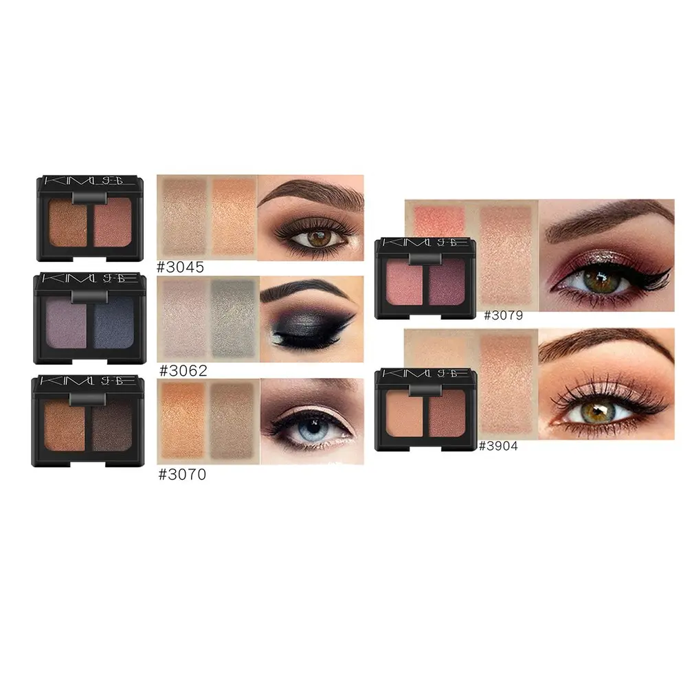 KIMUSE палитра теней для век матовый блеск макияж Shimmer Eyeshadow Kit