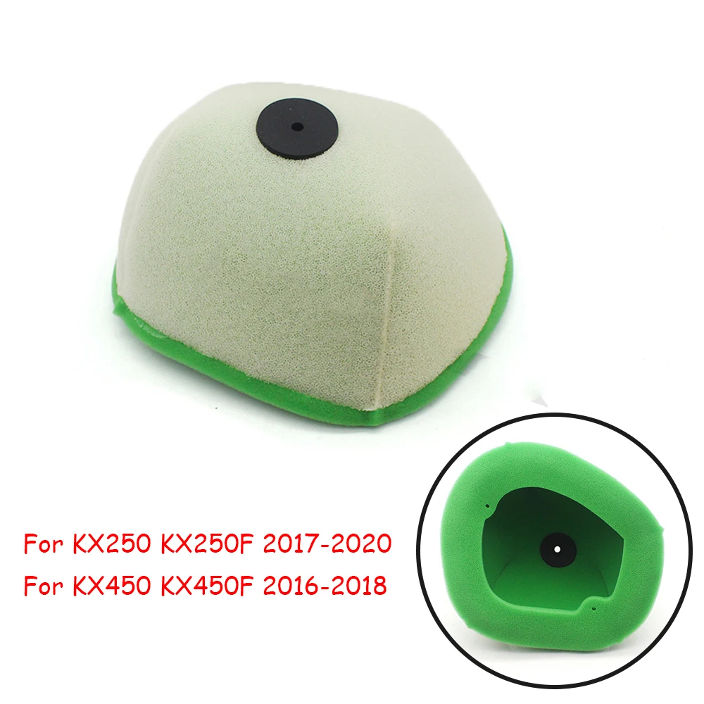 Воздухозаборный фильтр для мотоцикла губка воздушный Очиститель пены Kawasaki KX250