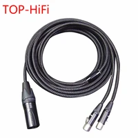 top hifi free shipping handmade 4pin xlr balanced male upgrade cable for lcd2 lcd 3 lcd 4 lcd xc headphones