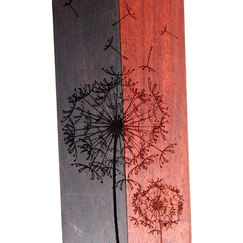 

Handmade Natural Wooden Bookmark Gift Box Set,Dandelion Pattern,a Unique Gift for Teachers, Students, Women, Dads, Men