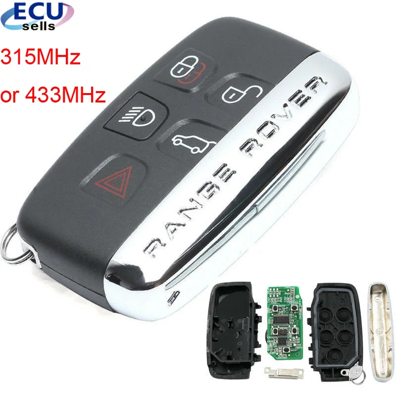 Смарт ключ для Land Rover Range Evoque /Sport 2012 2015 с 5 кнопками 315 МГц/433 МГц|Ключ от авто| |