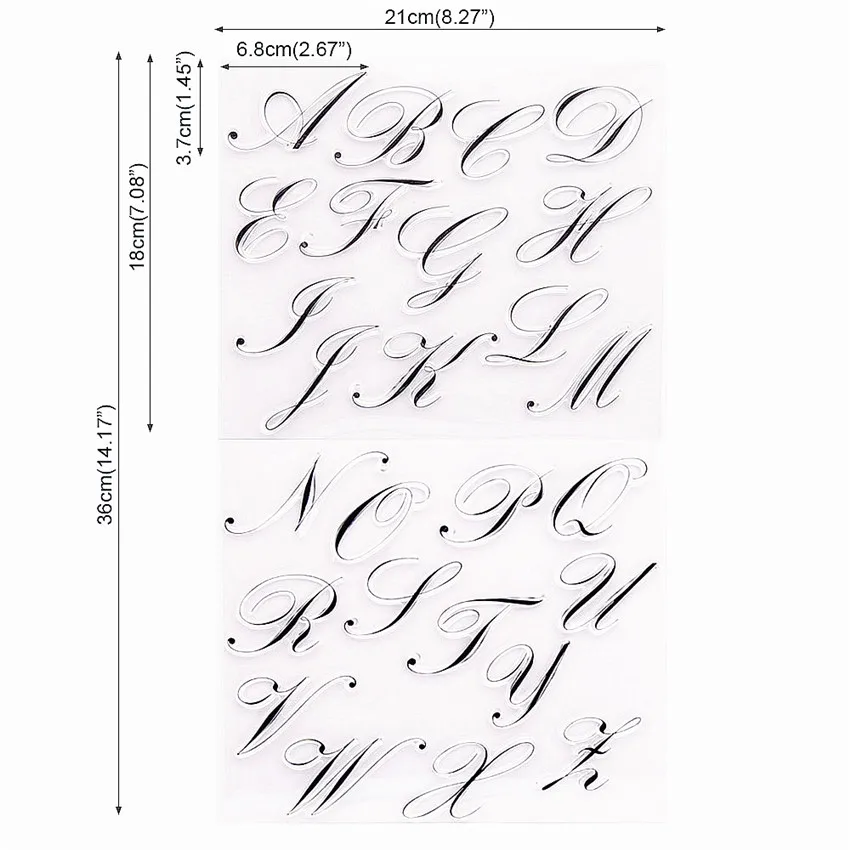 Прозрачные штампы с надписью мечты 18 х21 см х 2 шт. для вырезания роликовые сделай
