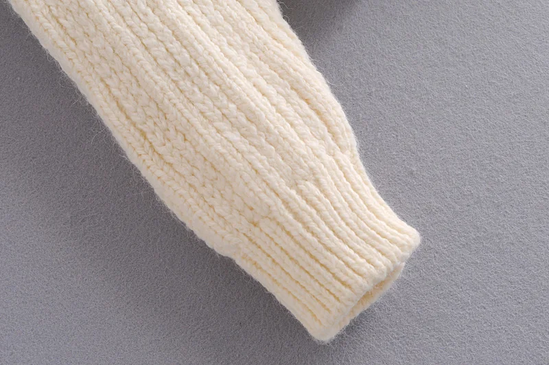 

2020 Winter Free Inspirit New Arrival Female Sweater Warm Thick Knitted Short O-neck Solid Women's Vintage Pullovers