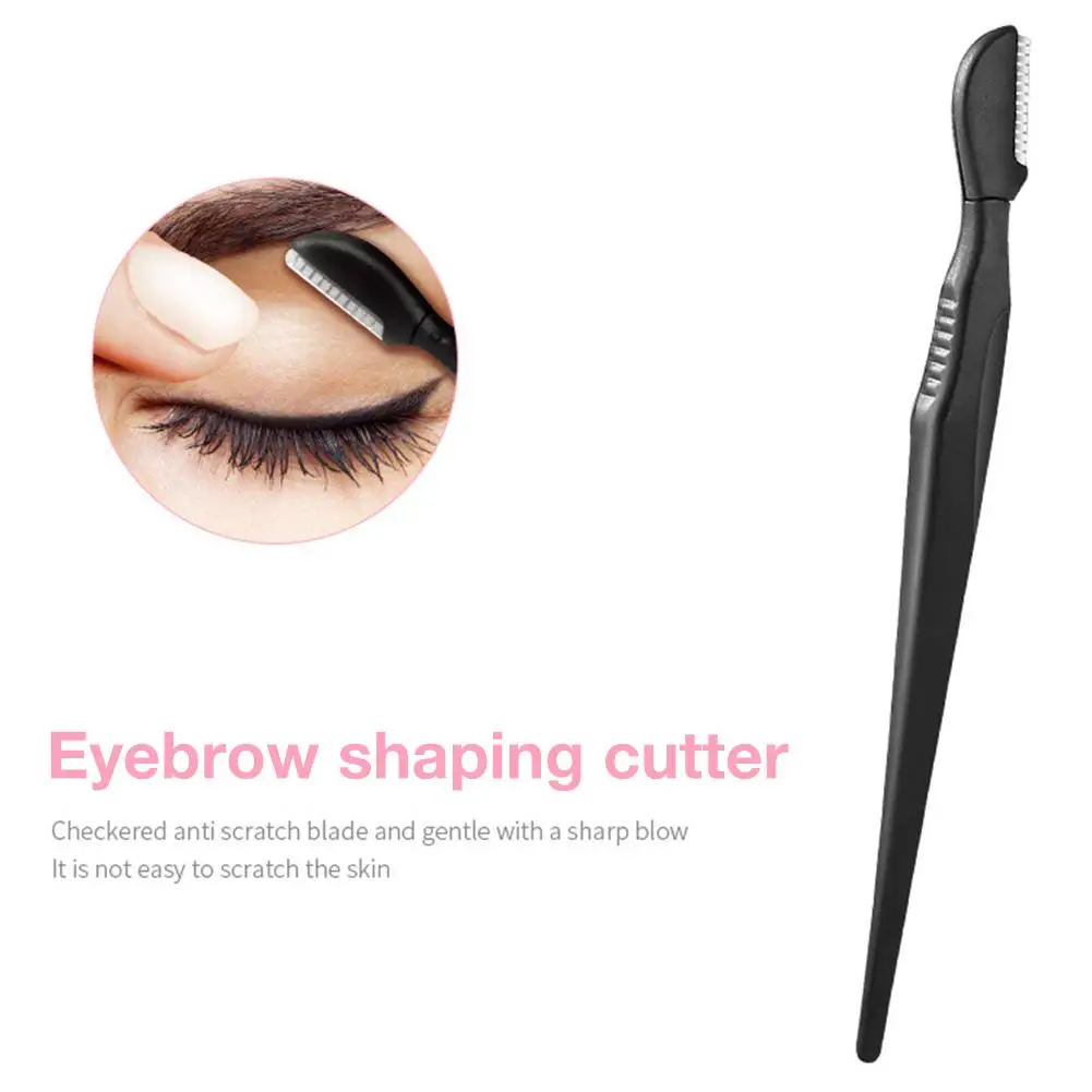 Многофункциональный набор для ухода за бровями бритва щетка ножницы пинцет