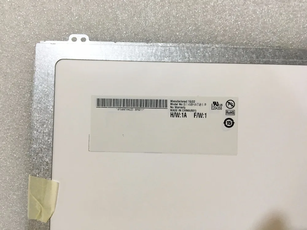 

14.0" Touch LCD Screen for DELL LATITUDE E5450 E5470 B140HAT01.0 For Dell D/PN PYW8Y 1920X1080 FHD Panel Replacement