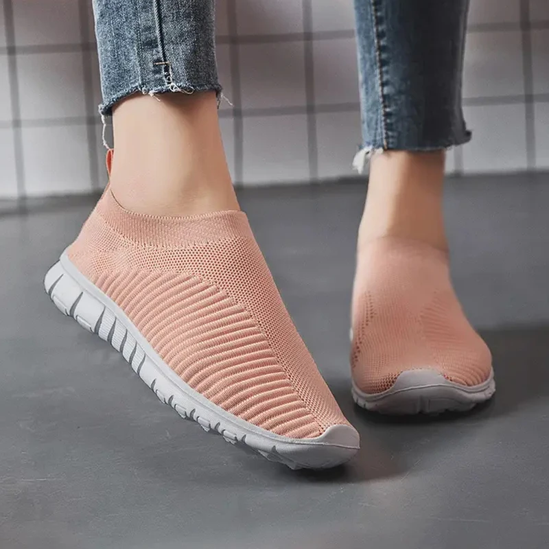 

Women's Men's Casual Shoes Summer Slip-On Lazy Shoes Lightweight Soft Loafers Breathable Couples Flats Feminino Zapatos Hombre