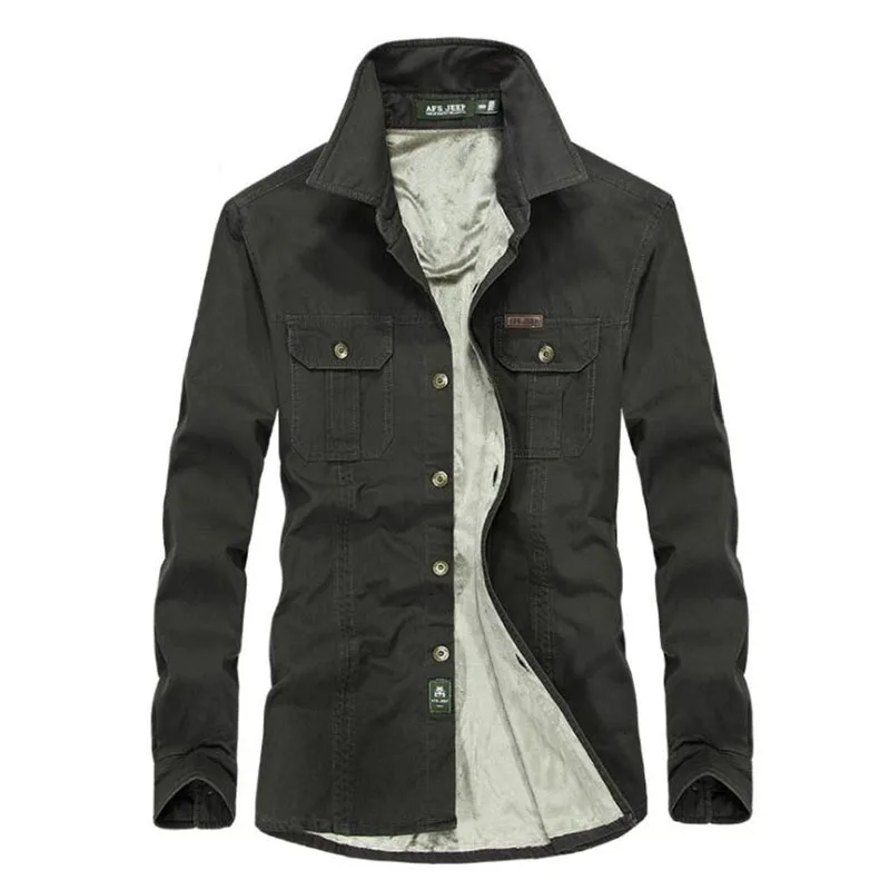 Уличная Флисовая теплая мужская одежда 6XL с длинным рукавом утепленная для