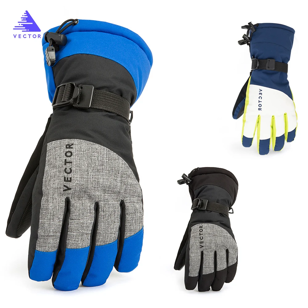 Aliexpress - Extra Thick PU Palm Ski Gloves Winter Snow Outdoor Sport Women Men Warm Snowmobile Motorcycle Windproof Waterproof Snowboard