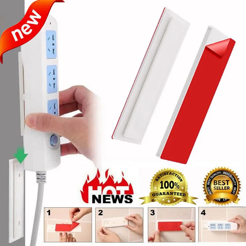 Новая бесшовная клейкая рамка для штепсельной вилки без отверстий настенный