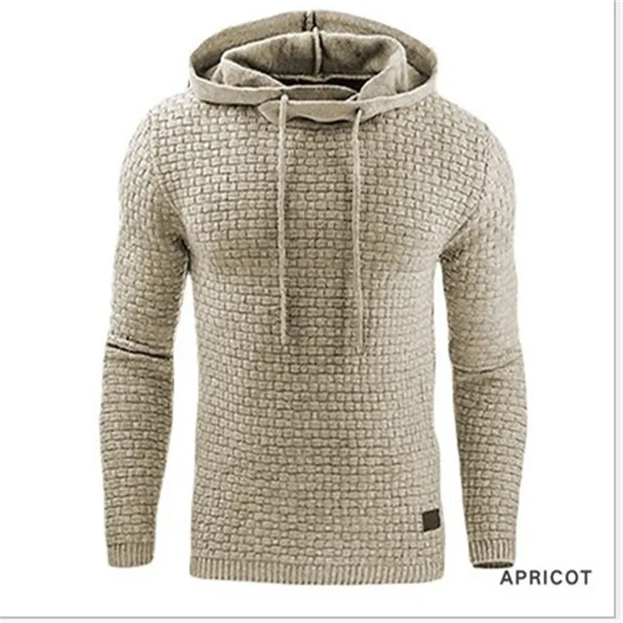 Качественные мужские толстовки 2019 брендовая мужская однотонная Толстовка с