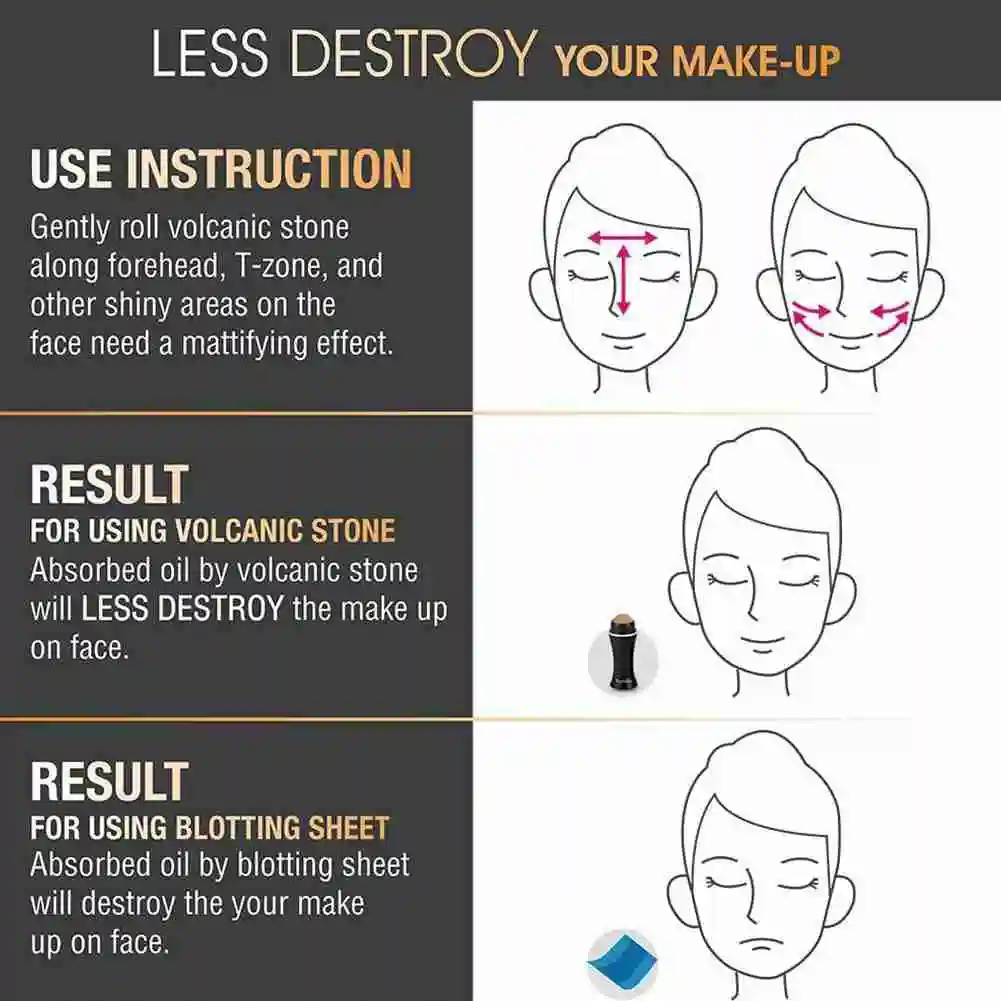 

Volcanic Stone Oil Absorbing Ball Oil Control Reusable Ball To Absorb Oil To Reduce Pores Cleansing Massager