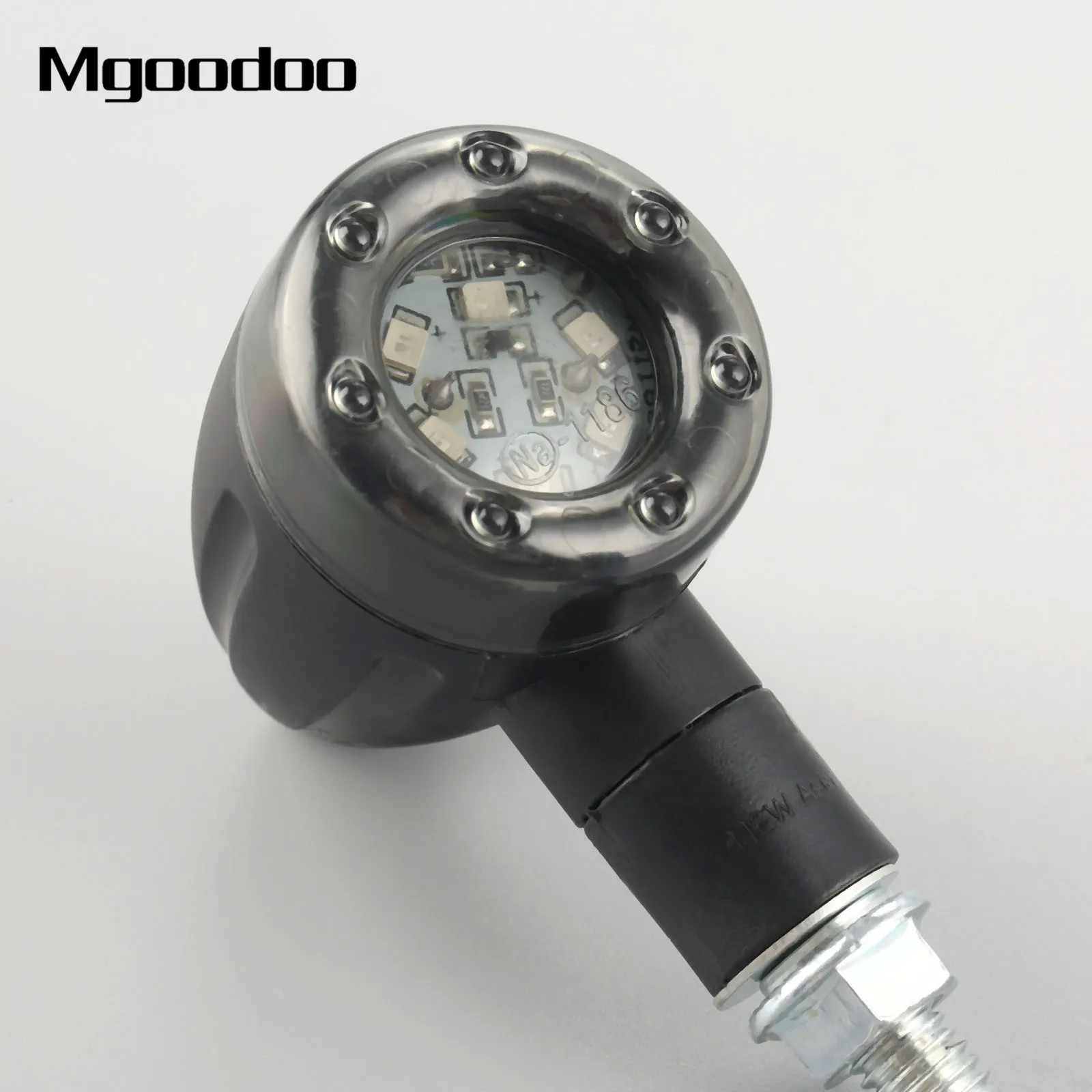 Mgoodoo 4Pcs Universal Motorcycle Turn Signal Light 12V LED Super Bright Bulbs for Motorbike Off Road Indicator |