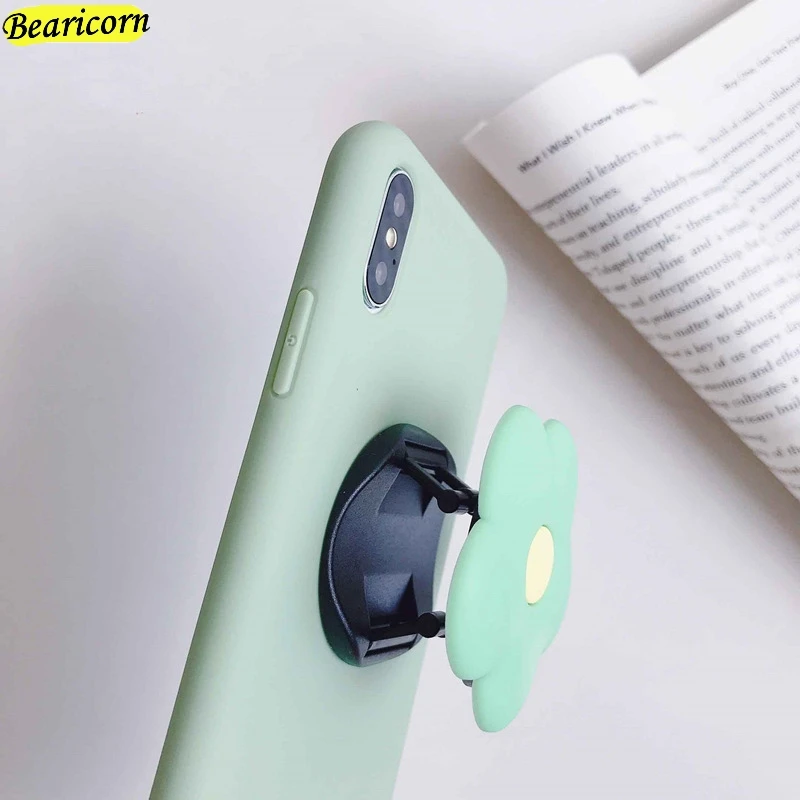 Candy Case Expanding Phone Holder Soft Cover For Huawei Y7a Y9a Y9s Y8s Y6s Y8p Y7p Y6p Y5p Y5 Y6 Y7 Y9 Pro Prime 2017 2018 2019