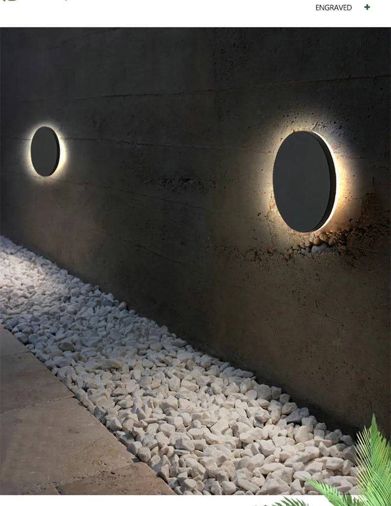 Светодиодный настенный светильник ML36 12 Вт наружный водонепроницаемый для