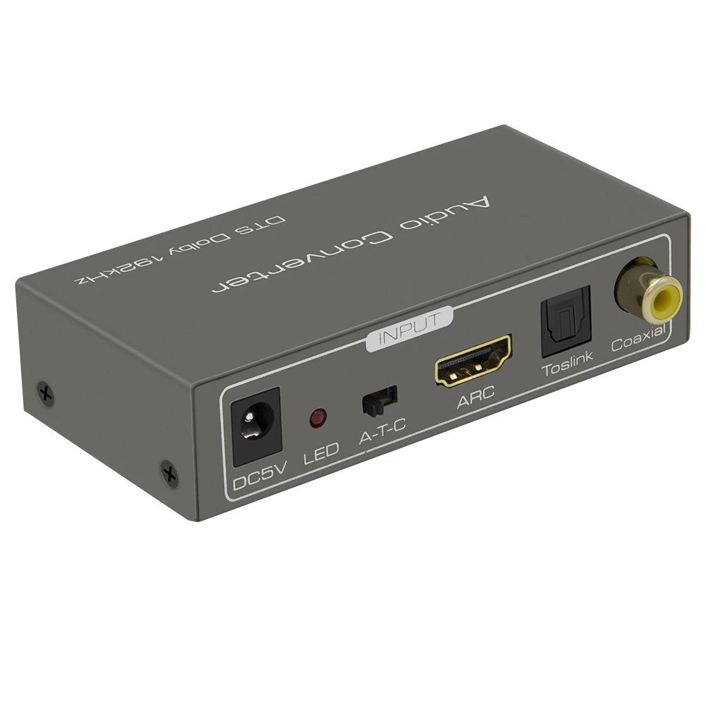 Преобразователь Аудио ARC HDMI 2 0 Цифровой коаксиальный + toslink аудио в L/R порт