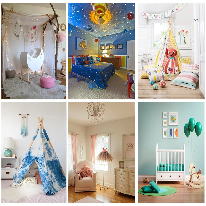 

Children Birthday Indoor Photography Backdrops Baby Portrait Photo Background Studio Photocalls Props 211014 NHY-05